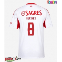 Camiseta Benfica Fredrik Aursnes #8 Tercera Equipación 2025-26 manga corta